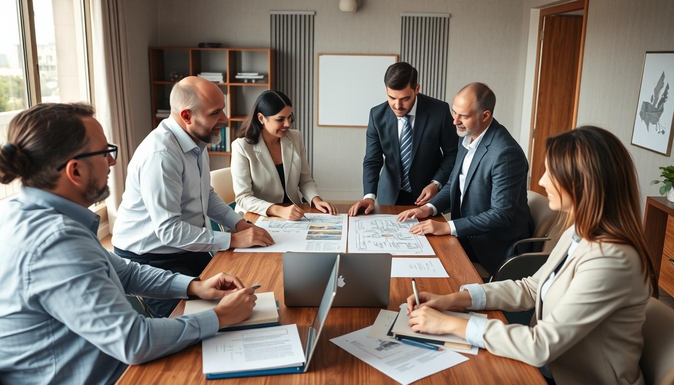 Senior legal team and family support